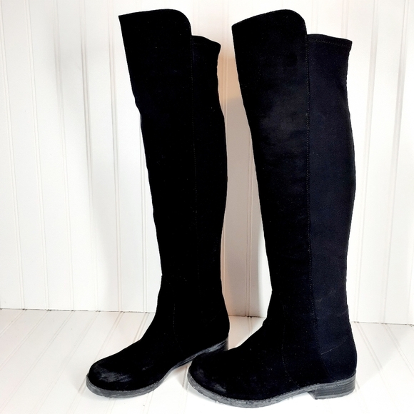 Unisa UnGillean Black Knee High Boots - Picture 3 of 11